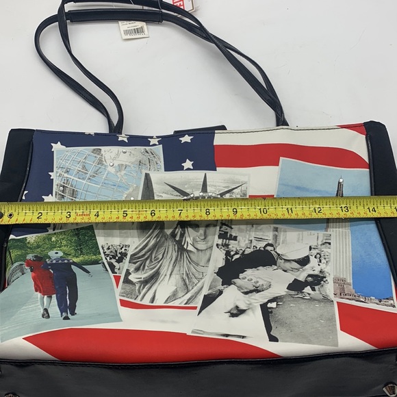 Life Magazine NWT Patriotic Tote Bag Statue of Liberty American Flag. TOT2874 - Picture 8 of 9